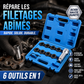 Lot de 10 outils de réparation de filetages automobiles