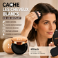 ✨ Poudre couvrante moelleuse pour cheveux blancs – Une retouche de couleur naturelle immédiate, pour un look plus jeune