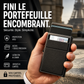 Porte-cartes RFID en alliage d'aluminium à ouverture automatique, anti-fraude et anti-démagnétisation