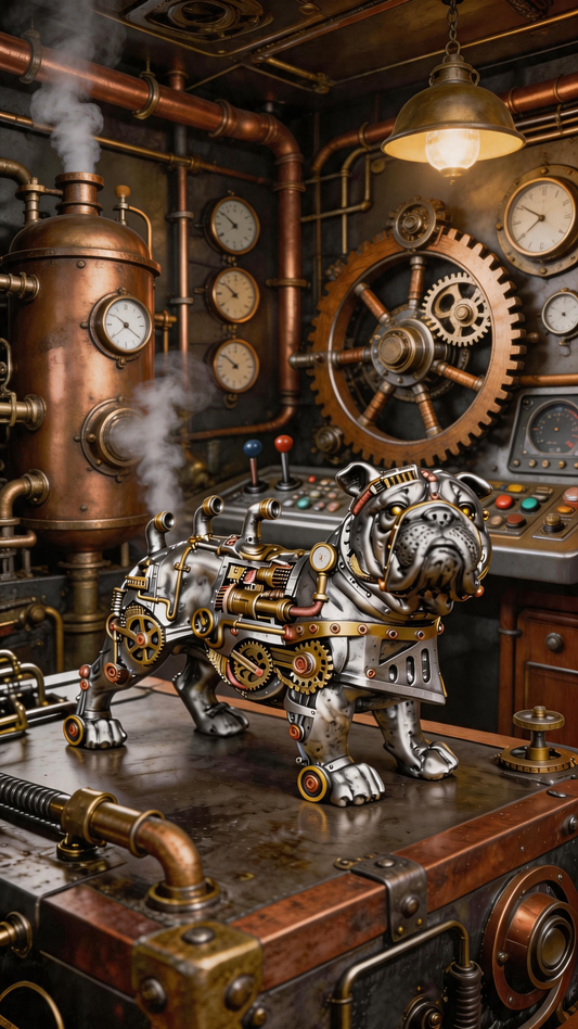 ⚙️ Figurines d'animaux steampunk – Version allemande