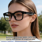 Lunettes intelligentes dotées d'IA avec ChatGPT, appareil photo 8 MP et enregistrement vidéo HD 1200P 4K, traduction en temps réel dans plus de 160 langues, Bluetooth 5.4, audio hi-fi et contrôle de la musique