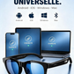 Lunettes intelligentes dotées d'IA avec ChatGPT, appareil photo 8 MP et enregistrement vidéo HD 1200P 4K, traduction en temps réel dans plus de 160 langues, Bluetooth 5.4, audio hi-fi et contrôle de la musique
