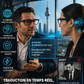 Lunettes intelligentes dotées d'IA avec ChatGPT, appareil photo 8 MP et enregistrement vidéo HD 1200P 4K, traduction en temps réel dans plus de 160 langues, Bluetooth 5.4, audio hi-fi et contrôle de la musique