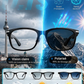 Lunettes intelligentes dotées d'IA avec ChatGPT, appareil photo 8 MP et enregistrement vidéo HD 1200P 4K, traduction en temps réel dans plus de 160 langues, Bluetooth 5.4, audio hi-fi et contrôle de la musique