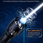 Lampe laser blanche ultra-puissante avec zoom réglable