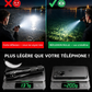 Lampe laser blanche ultra-puissante avec zoom réglable