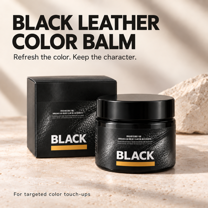 🎄✨ Noël : 50 % de réduction pour une durée limitée｜🖤 Produit d'entretien pour cuir noir – ravive les couleurs ternies et masque les rayures – pour cuir lisse compatible