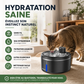 🐱 50% DE RÉDUCTION 💧 Fontaine à eau inox 2,2L – Alimentation USB & eau courante – Filtration, silencieuse – idéale pour chats et chiens – eau fraîche toute la journée 🐶✨🌿