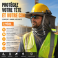 ☀️ Lot de 2 casques de protection solaire avec protection de la nuque