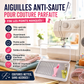 🧵 Lot d'aiguilles pour machine à coudre anti-points sautés