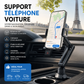 Support de verre à 360° pivotant et réglable pour voiture