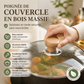 🍲 Bouton de couvercle en bois massif