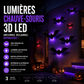 Lot d'autocollants décoratifs 3D « chauves-souris » pour Halloween