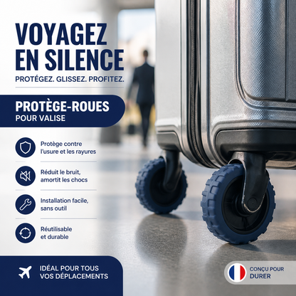 ✈️ Housse de protection pour valise à roulettes