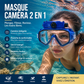 Lunettes de plongée universelles pour appareil photo sous-marin