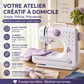 Machine à coudre multifonctionnelle avec point overlock