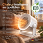 Ventilateur oscillant portable à air chaud