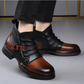 👢60% de réduction! ✨ Bottines en Cuir Véritable pour Homme – Confortable, Durable & Style Intemporel 🧥