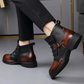 👢60% de réduction! ✨ Bottines en Cuir Véritable pour Homme – Confortable, Durable & Style Intemporel 🧥
