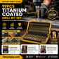 🪛 Soldes 2026 — Plus de 32000 vendus ! ⚒️ Lot 99 forets revêtus titane sortie usine