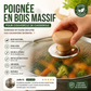 🍲 Bouton de couvercle en bois massif