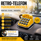☎️ Disque de stationnement en forme de téléphone rétro