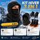 ❄️ 50 % DE RÉDUCTION ! ⏰❄️ Restez au chaud tout l'hiver ! Lot de 3 pièces : bonnet + gants + chaussettes + masque facial ✨