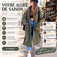 🐥 50 % DE RÉDUCTION ! ✨✨ Veste à capuche zippée pour femme, doublée en polaire