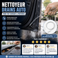 Brosse de nettoyage pour orifice d'évacuation de voiture