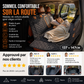 🚗 Tapis de couchage pliable pour la banquette arrière – Un incontournable du voyage
