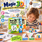 ✨Livre de coloriage 3D magique avec des modèles à reproduire !✨