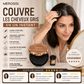 ✨ Poudre couvrante moelleuse pour cheveux blancs – Une retouche de couleur naturelle immédiate, pour un look plus jeune