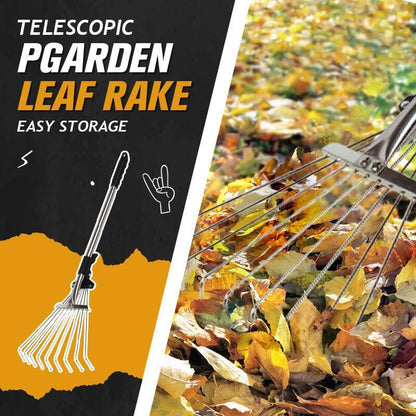 🍂 50 % de réduction 🧹 Râteau de jardin télescopique – Portée réglable et dents résistantes ✨