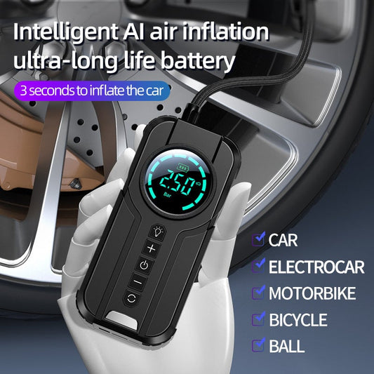 1 min Remplissage rapide Mini gonfleur de pneus portable