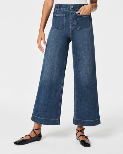 👖Jean à jambe large avec contrôle du ventre⏳