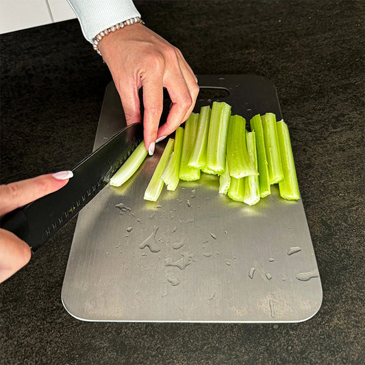 🔥 2026 cuisine hot sale 50% de réduction 🔥 Plaque de coupe en acier inoxydable antibactérien