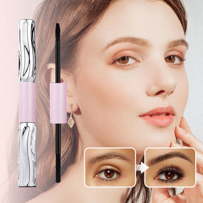 👁️ Mascara double tête 2-en-1 – Fini les cils plats et les paquets – Recourbe, allonge et volumise, waterproof longue tenue – Idéal pour journées longues et occasions spéciales ✨