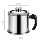 📢📢50% DE RÉDUCTION !! ⏰ Bocal à Huile de Cuisine en Acier Inoxydable 304 – Anti-Goutte, Sans BPA, Filtre Amovible, Idéal Cuisine & Table 🧑‍🍳🌿