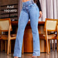 🔥 52% de réduction ! ⏰ Jean Évasé Taille Haute en Stretch – Silhouette Allongée, Confort Extensible & Look Élégant Toute la Journée 👖✨