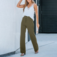 Pantalon extensible confortable et décontracté pour femmes