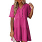 💕Nouveautés 2026 : 50 % de réduction !!💃👗Robe à volants et à encolure en V pour femm