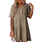 💕Nouveautés 2026 : 50 % de réduction !!💃👗Robe à volants et à encolure en V pour femm