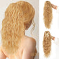 ⏳Réduction limitée de 49%🎁18 Inch Curly Wavy Frizzy Hair Extension with Ponytail
