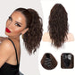 ⏳Réduction limitée de 49%🎁18 Inch Curly Wavy Frizzy Hair Extension with Ponytail