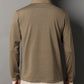 Chemise rayée pour homme avec col et patte de boutonnage