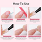 ⏳Achetez-en un, recevez-en un gratuitement ✨Nouvelle colle à ongles semi-liquide améliorée à séchage rapide (10 g) avec 10 ml de dissolvant🔥