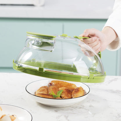 💎 55% DE RÉDUCTION ! 💎 Couvercle Transparent Anti-Éclaboussures pour Micro-ondes – Poignée Ergonomique, Réservoir d’Eau & Évent 360° 🔥🍲