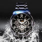 ⌚ 60% de réduction ⚙️ Montre Mécanique Automatique Homme – Cadran Squelette Style Romain, Étanche & Boîtier Acier Inoxydable ✨📦