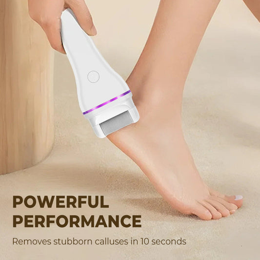 🎁 Temps limité 50% ✨Broyeur de pieds électrique rechargeable pour la maison moderne et portable ，avec 2 têtes de remplacement
