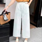 Pantalon large à taille haute